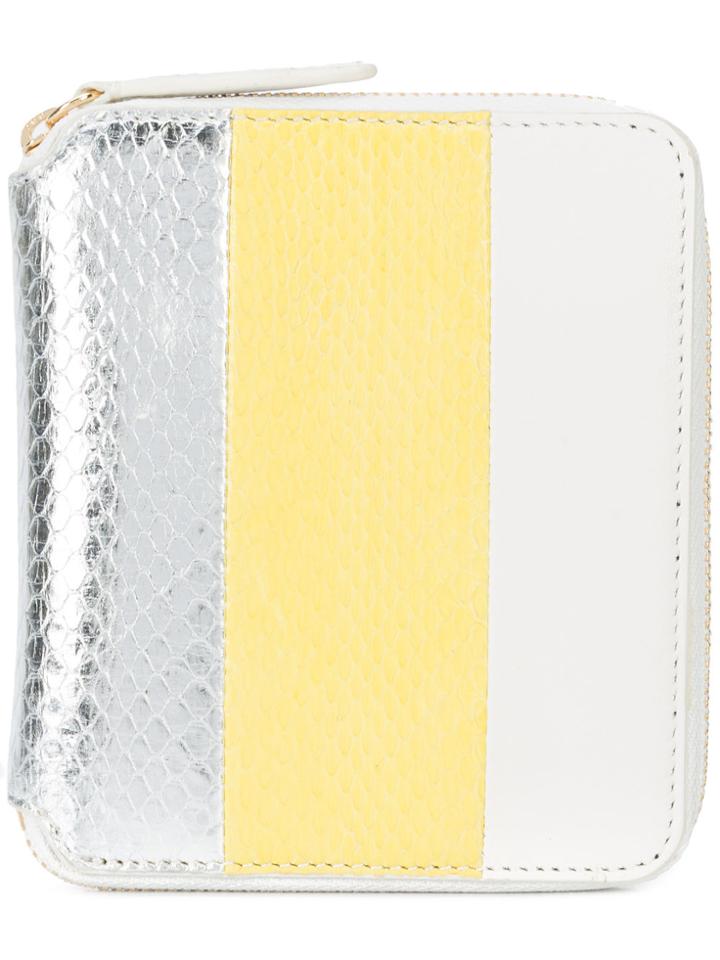 Diane Von Furstenberg Snakeskin Purse - White