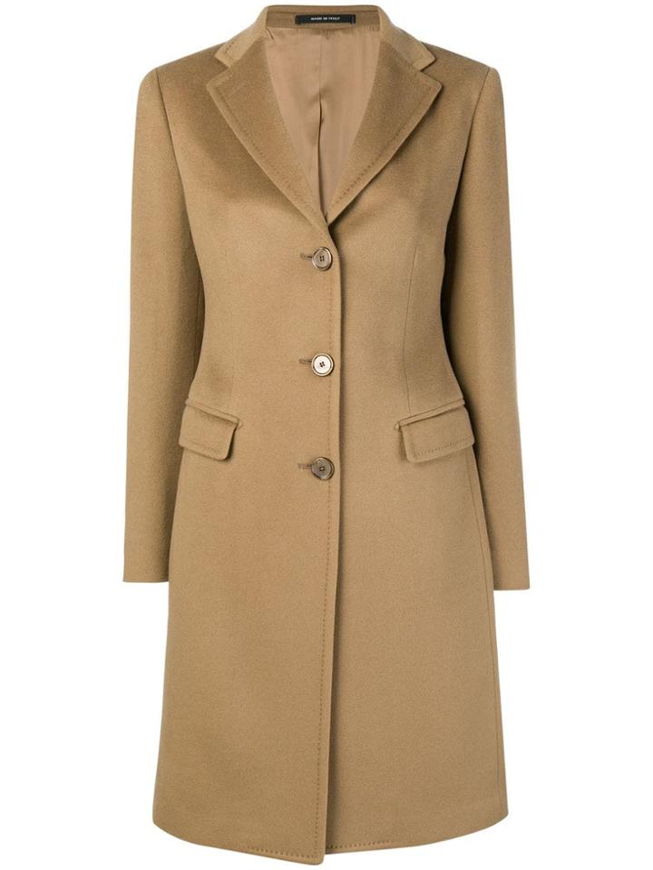 Tagliatore Classic Coat - Brown