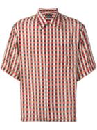 Qasimi Red Checked Shirt