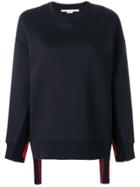 Stella Mccartney Sleeve Slogan Sweatshirt - Black