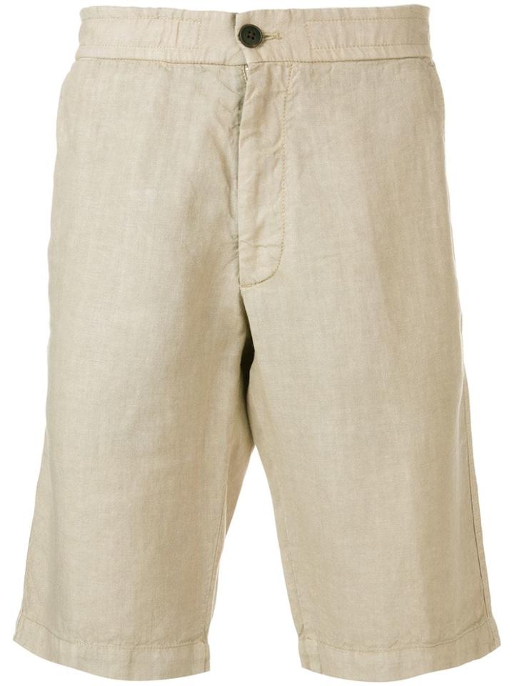 Z Zegna Knee-length Fitted Shorts - Neutrals