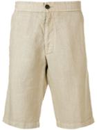 Z Zegna Knee-length Fitted Shorts - Neutrals