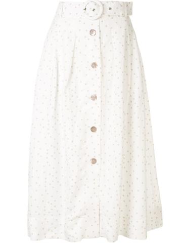 Rebecca Vallance Holliday Midi Skirt - White