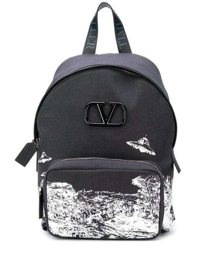 Valentino Valentino Garavani Vlogo Backpack - Blue