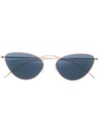 Oliver Peoples Thin-rimmed Cat-eye Sunglasses - Metallic