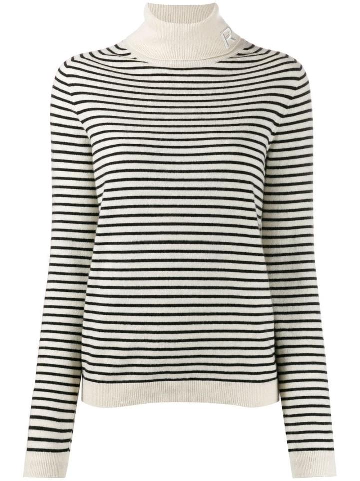 Rochas Striped Jumper - White
