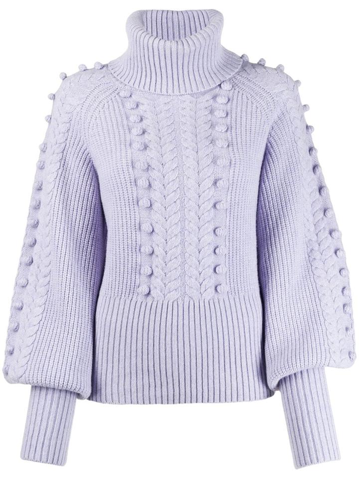 Temperley London Chrissie Bobble Detail Sweater - Pink