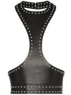 Alexander Mcqueen Sleeveless Studded Leather Harness - Black
