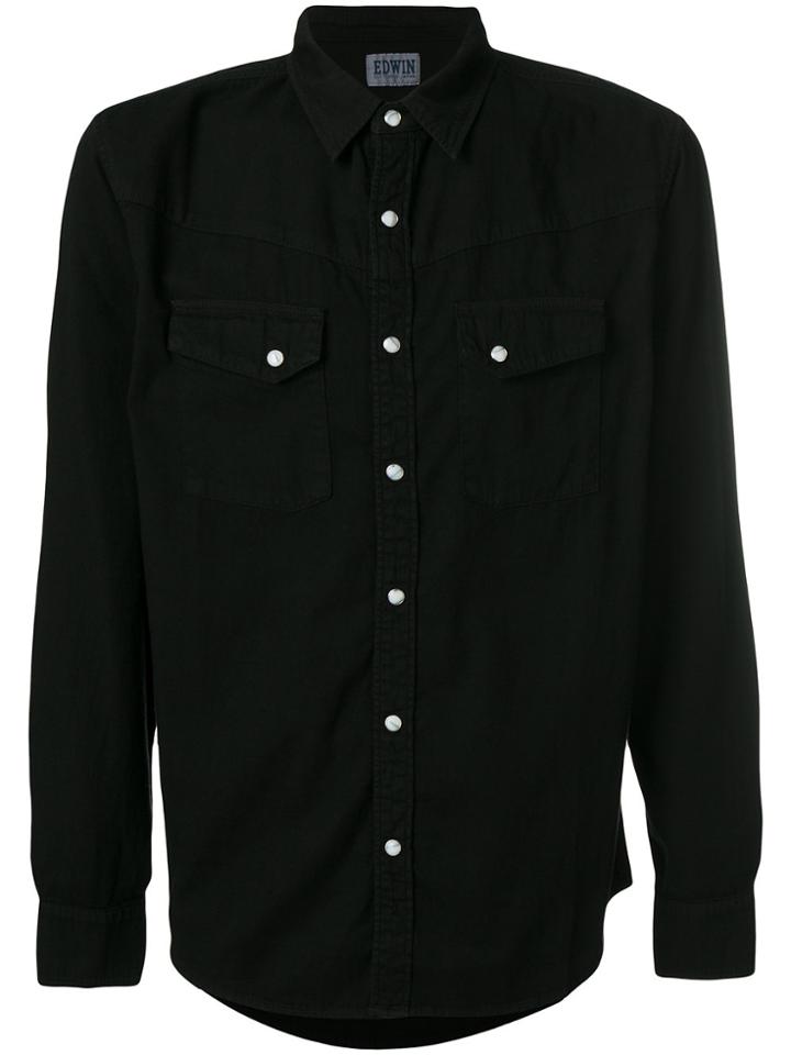 Edwin Western Style Shirt - Black