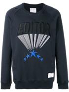 The Editor Embroidered Logo Sweatshirt - Blue