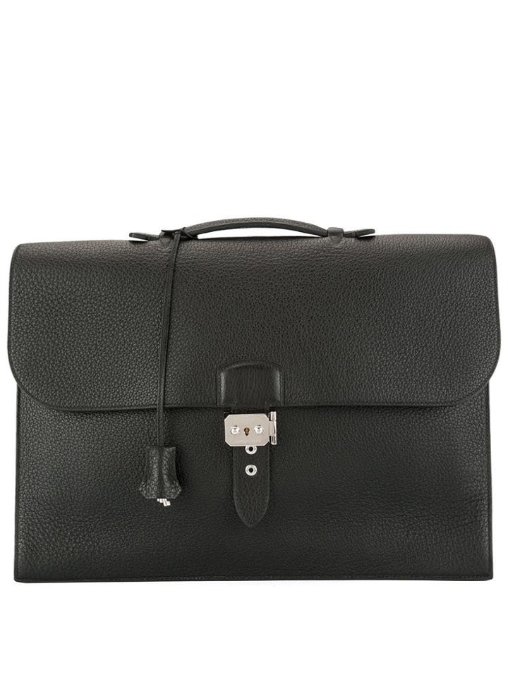 Hermès Vintage Depeches 41 Bag - Black