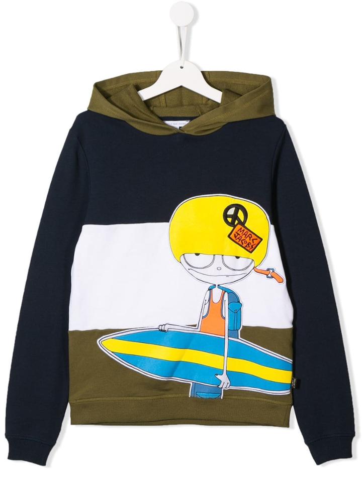 Little Marc Jacobs Teen Surfer Boy Hoodie - Green