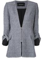 Kitx 'facet' Jacket, Women's, Size: 16, Black, Cotton/linen/flax