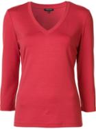 Lafayette 148 V-neck T-shirt