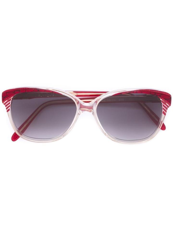 Yves Saint Laurent Vintage Square Frame Sunglasses, Women's, Red