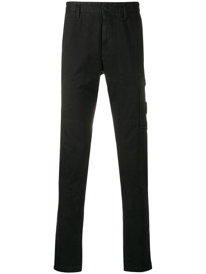 Stone Island Multi-pocket Trousers - Black