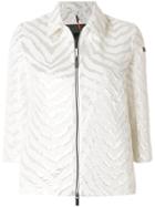 Rrd Zipped Fitted Jacket - White