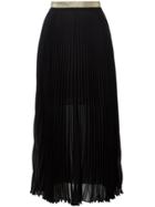 Roberto Cavalli Pleated Skirt - Black