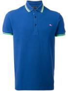 Etro - Embroidered Logo Polo Shirt - Men - Cotton/polyester - L, Blue, Cotton/polyester