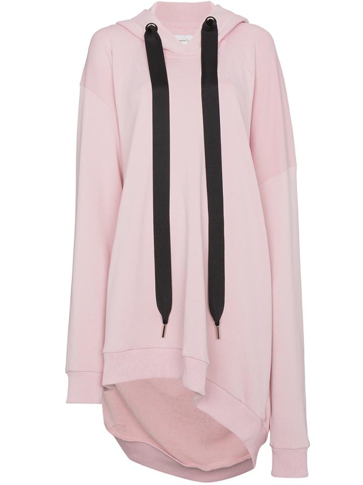 Marques'almeida Oversized Cotton Blend Hoodie - Pink & Purple