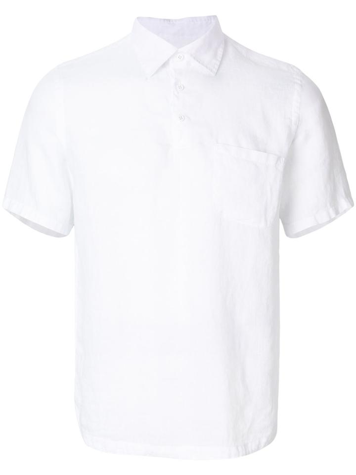 Costumein Linen Polo Shirt - White