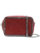 Stella Mccartney - Shoulder Bag With Silver-tone Chain - Women - Artificial Leather/metal - One Size, Red, Artificial Leather/metal