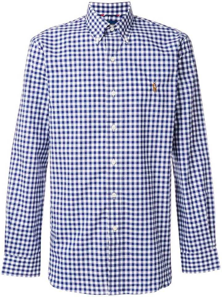 Ralph Lauren Checked Shirt - Blue