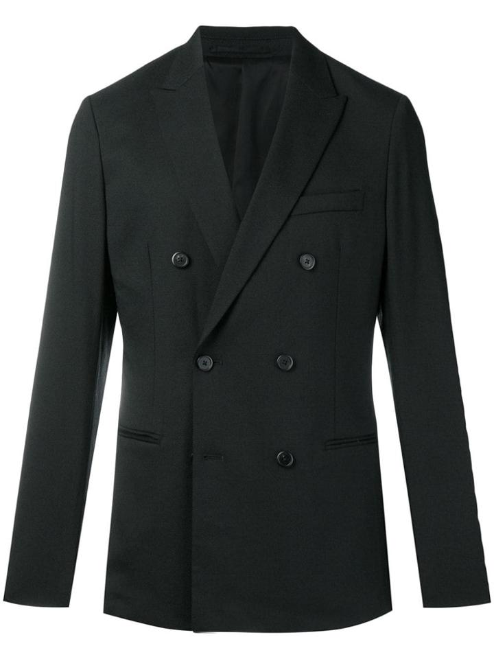 Theory Double Breasted Blazer - Black