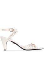 Charles Jourdan X Browns Marilyn 70mm Sandals - White