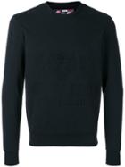 Plein Sport - Embossed Motif Sweatshirt - Men - Cotton/spandex/elastane - Xl, Black, Cotton/spandex/elastane