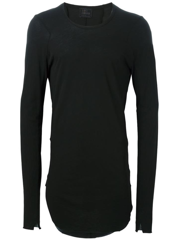 Lost & Found Ria Dunn Long Fit 'rib Back' Panel Detail Jumper