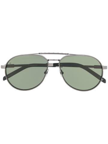 Hublot Eyewear Aviator Frame Sunglasses - Black