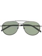 Hublot Eyewear Aviator Frame Sunglasses - Black
