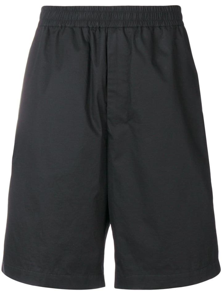Ami Alexandre Mattiussi Oversized Track Shorts - Black