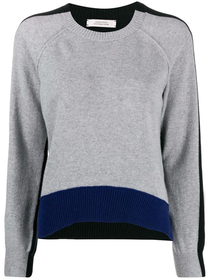 Dorothee Schumacher Two-tone Jumper - Grey