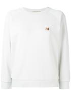 Maison Kitsuné - Fox Patch Sweatshirt - Women - Cotton - S, Grey, Cotton