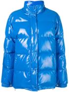 Alberta Ferretti Zipped Padded Jacket - Blue