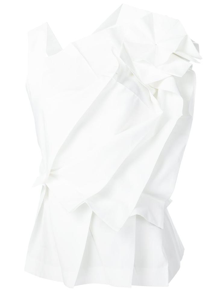 Issey Miyake Structured Asymmetric Tank