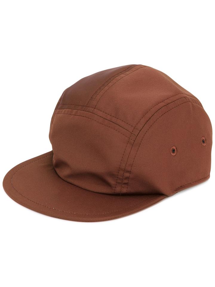 Overhead Plain Cap, Men's, Brown, Polyester