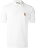 Moschino Bear Logo Polo Shirt, Men's, Size: Medium, White, Cotton