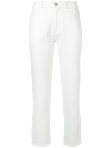 Vale Quartz Classic Jeans - White