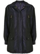 Chanel Pre-owned Cc Button Coat - Purple