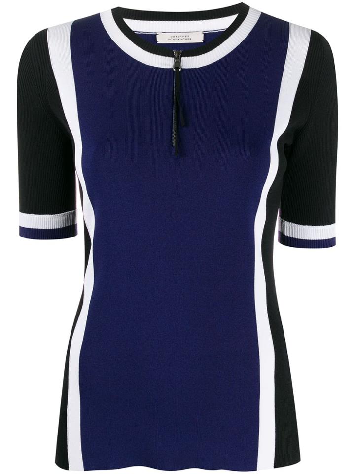 Dorothee Schumacher Colour-block T-shirt - Blue