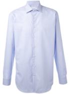 Etro - Micro Pattern Shirt - Men - Cotton - 44, Blue, Cotton