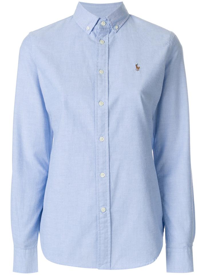 Polo Ralph Lauren Button-down Logo Shirt - Blue