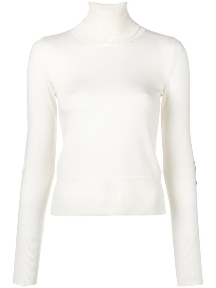 Mm6 Maison Margiela Roll Neck Sweater - White