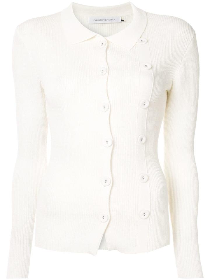 Christopher Esber Double Buttoned Cardigan - White