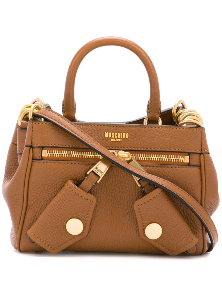 Moschino Zip Detail Shoulder Bag - Unavailable