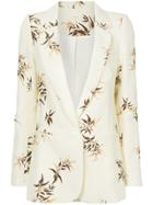 Matin Madryn Bamboo Print Suit Jacket - Nude & Neutrals