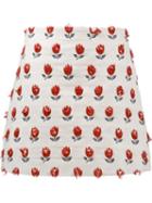 Jour/né Floral Embroidered Skirt
